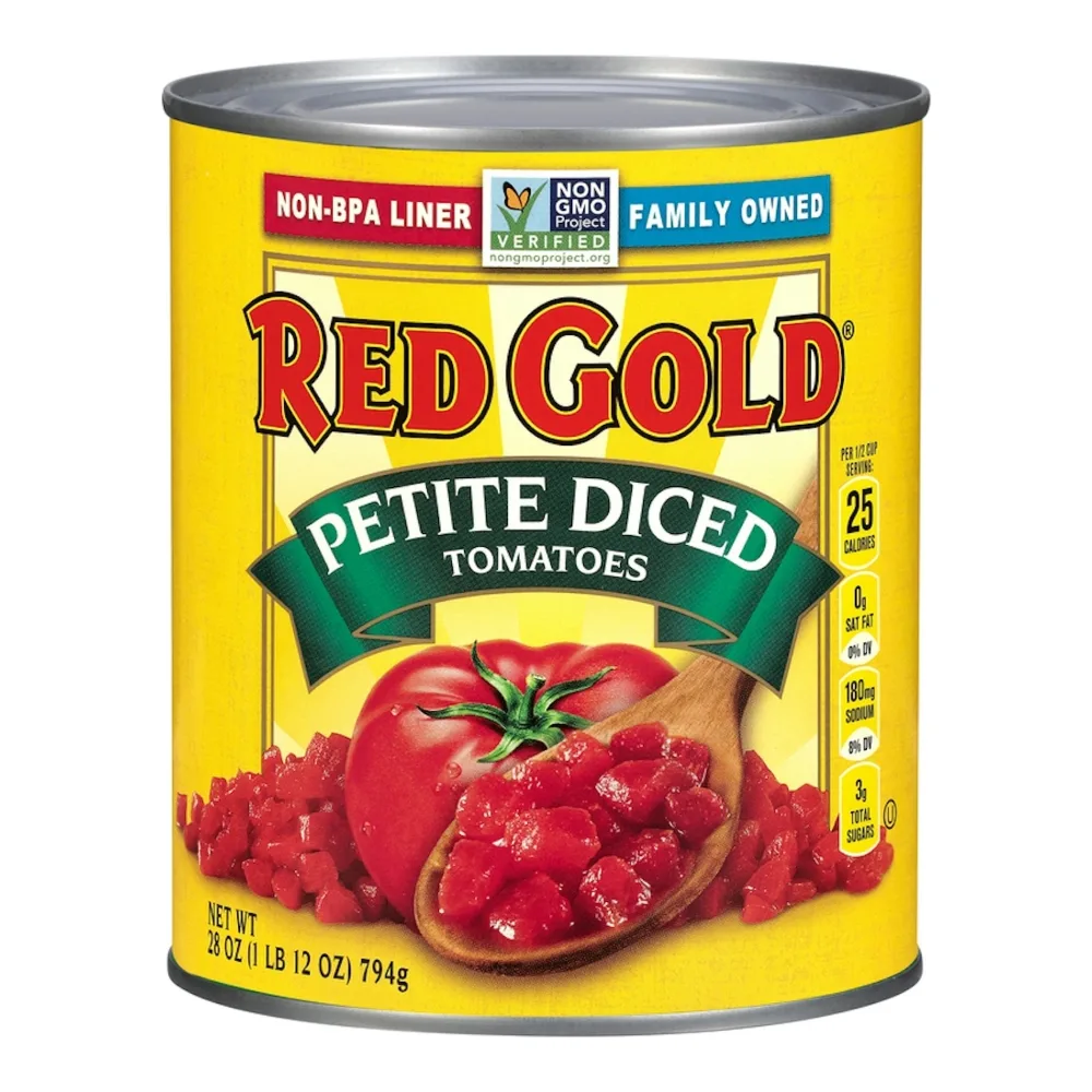 072940113225 RED GOLD PETITE DICED TOM 28Z - Image 1