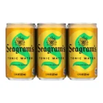 SEAGRAMS TONIC WATER 7.5Z/ 6PK