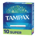 TAMPAX SUPER PEARL TAMPONS 10CT