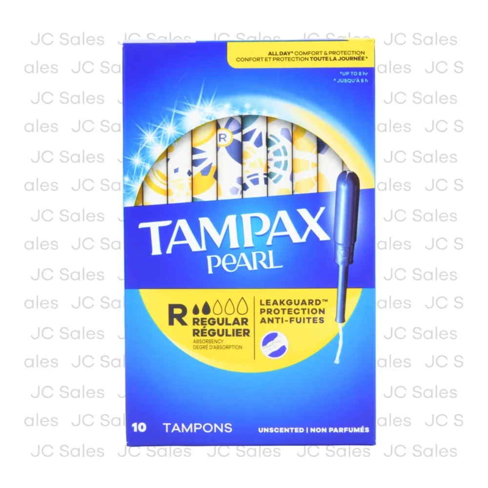 073010720756 TAMPAX PEARL REGULAR TAMPONS 10CT - Image 1