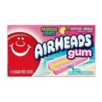 AIRHEADS GUM RASPBERRY/LEMON  2Z