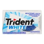 TRIDENT WHITE PEPPERMINT 14CT