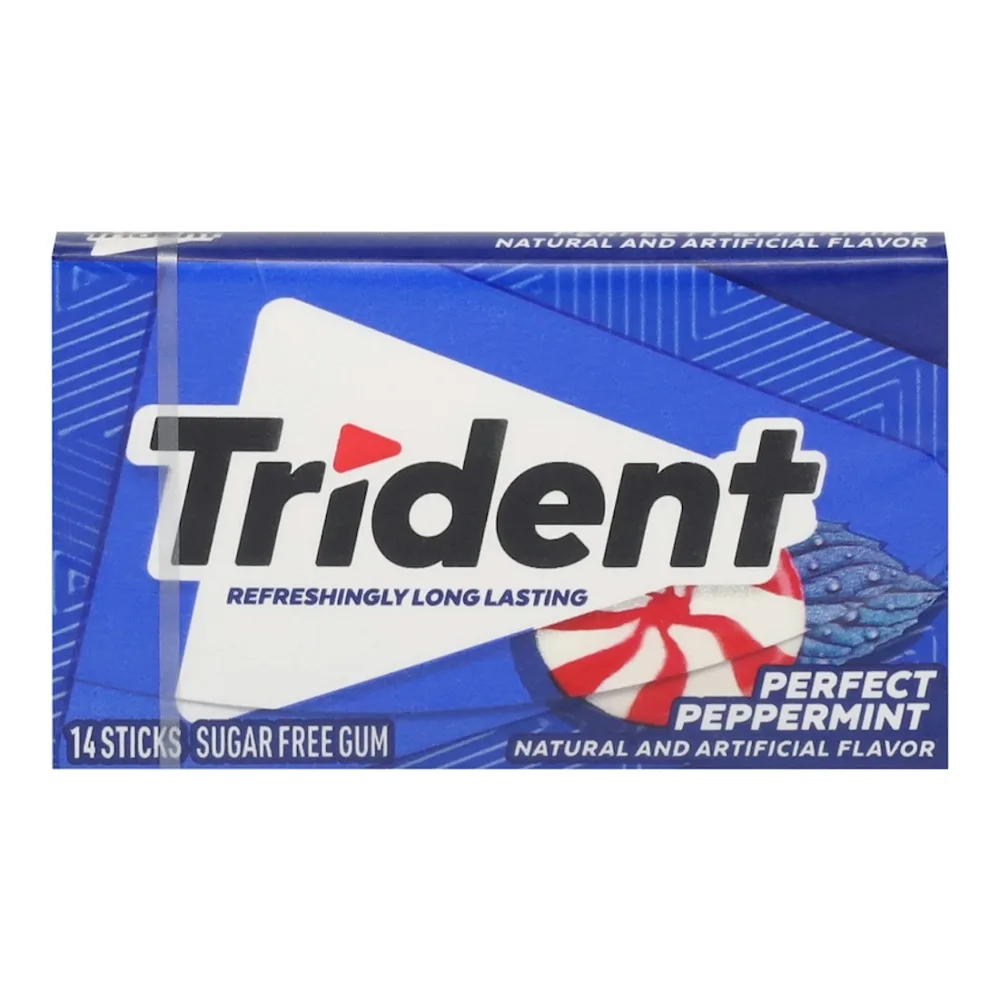 073390055196 TRIDENT PEPPERMINT 14CT - Image 1
