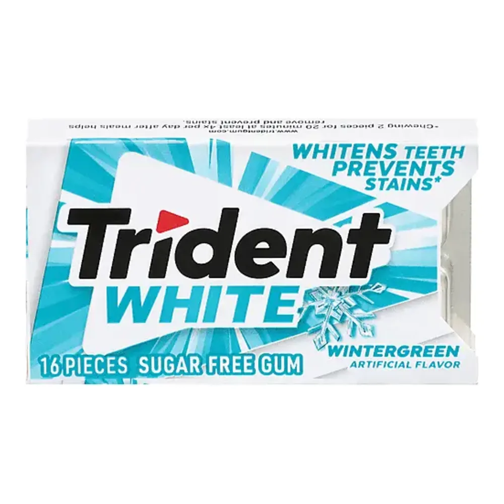 073390055547 TRIDENT WHITE WINTERGREEN 14CT - Image 1