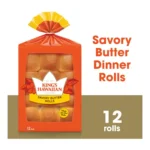 KINGS HAWAIIAN SAVORY BTR ROLLS 12Z