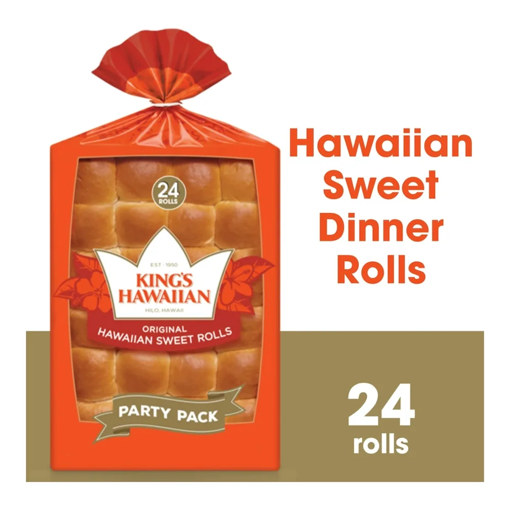 073435002307 KINGS HAWAIIAN DINNER ROLLS 24CT - Image 1