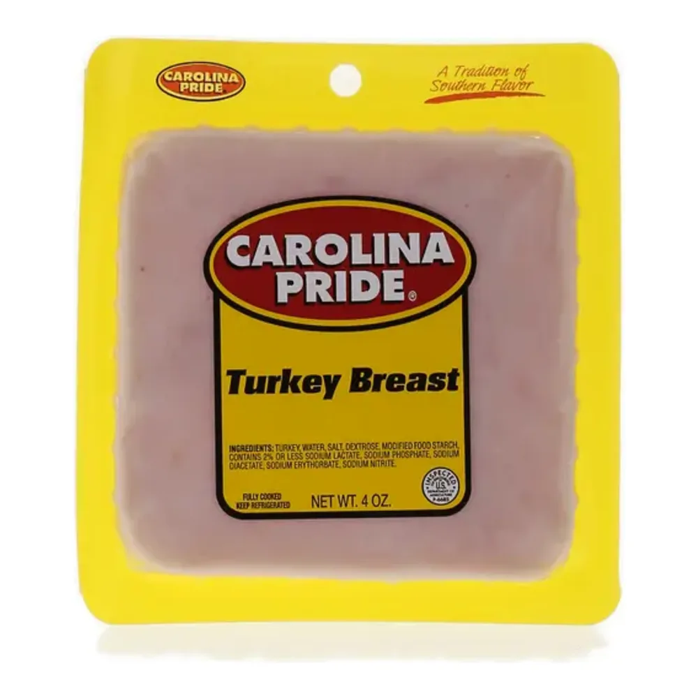 073675042972 CAROLINA PRIDE TURKEY BREAST 4Z - Image 1