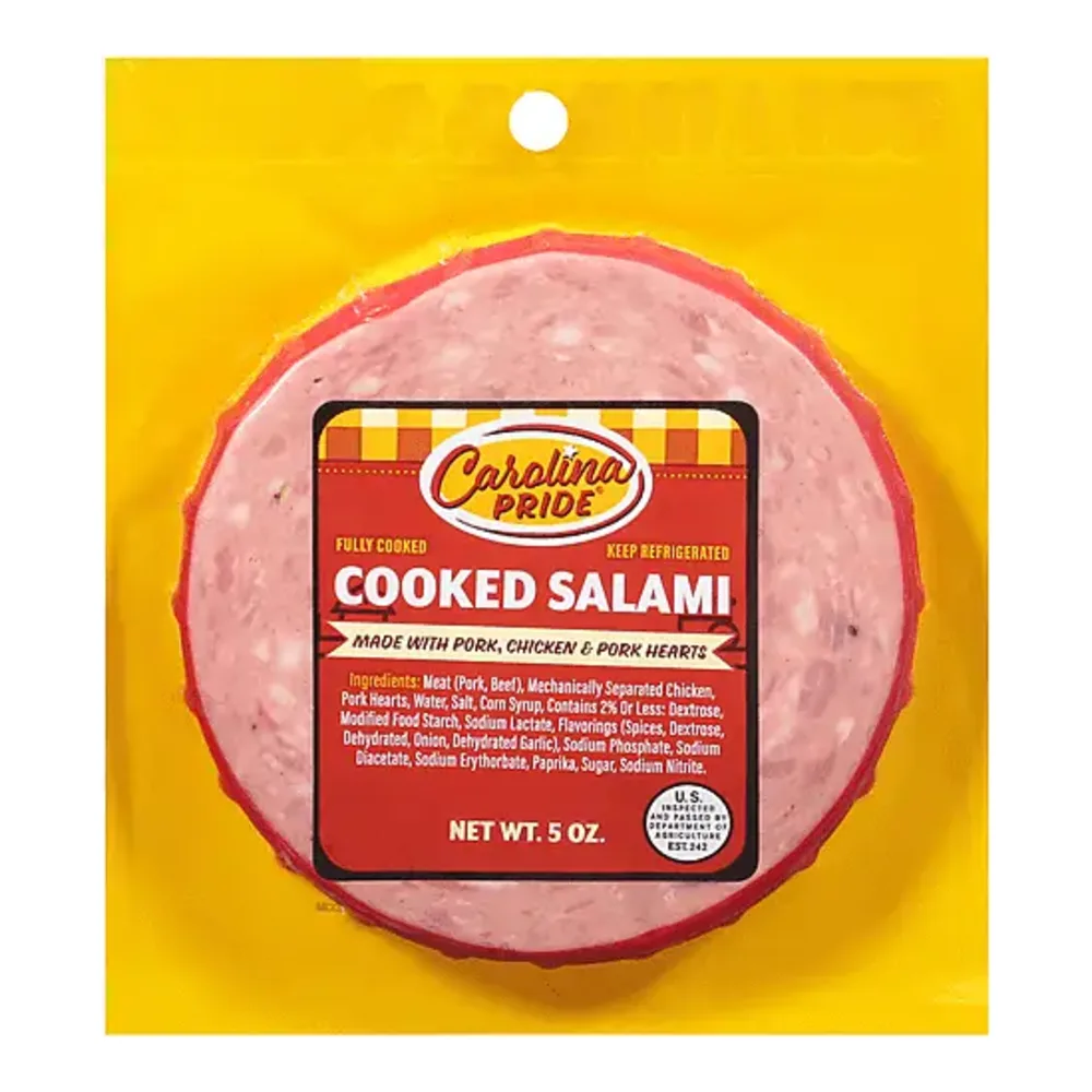 073675261267 CAROLINA PRIDE COOKED SALAMI 5 Z - Image 1