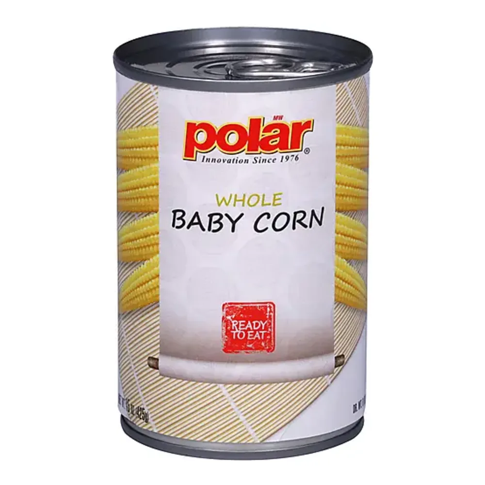 074027277752 POLAR WHOLE BABY CORN 15Z - Image 1