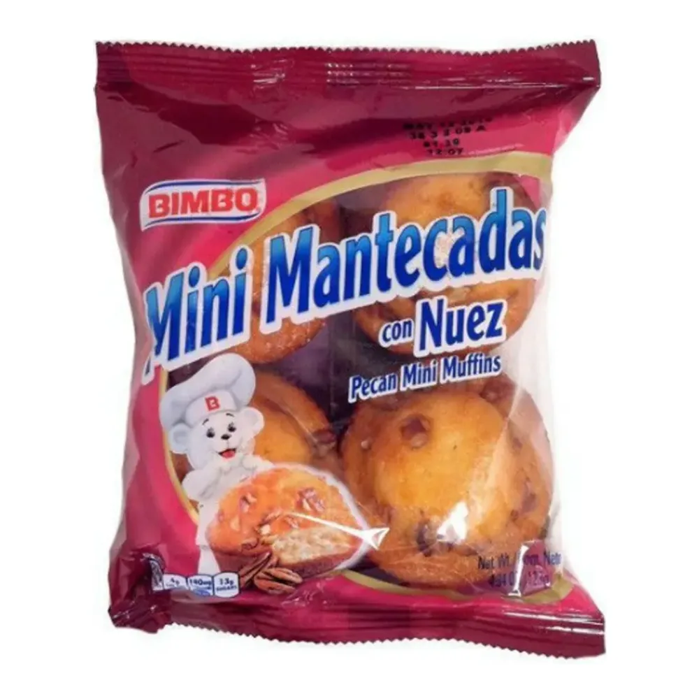 074323010619 BIMBO MANTECADAS VA/NUEZ 4Z - Image 1