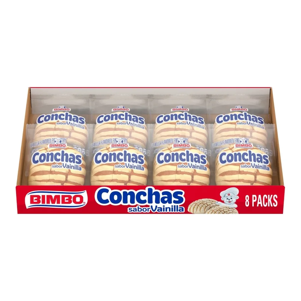 074323082241 BIMBO CONCHAS PAN DULCE 8PK - Image 1