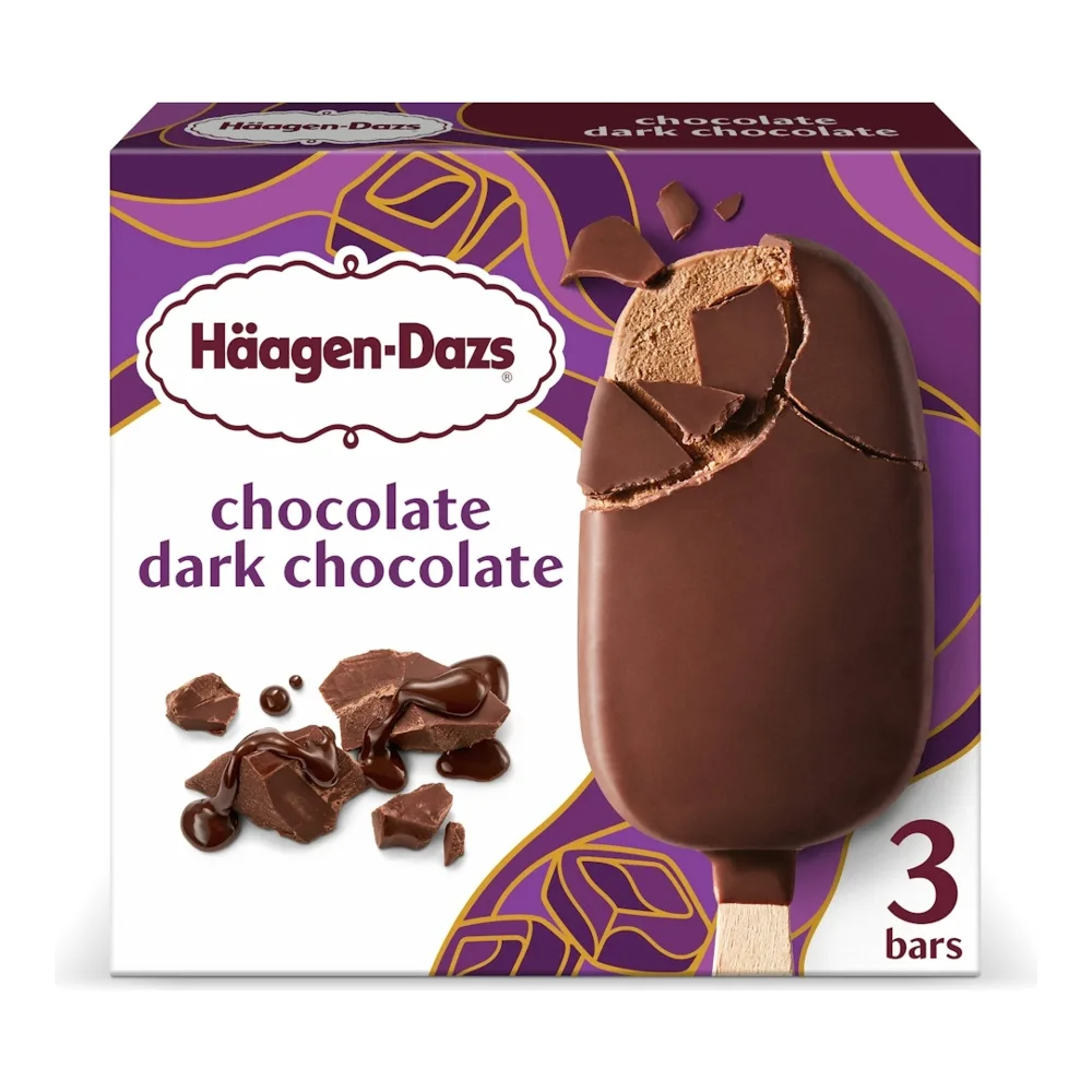 074570023103 HAAGEN-DAZ CHOCO/DARK CHOCOLATE 3PK - Image 1