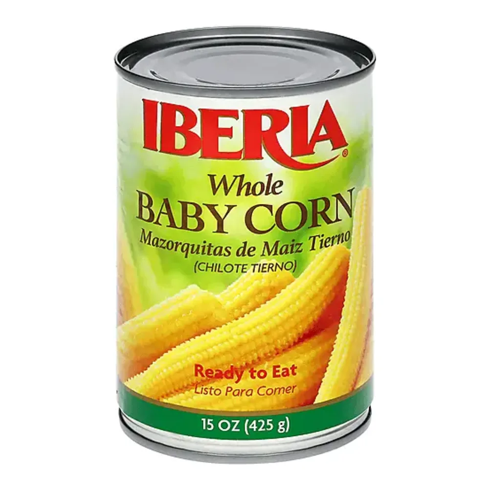 075669115051 IBERIA WHOLE BABY CORN 15Z - Image 1