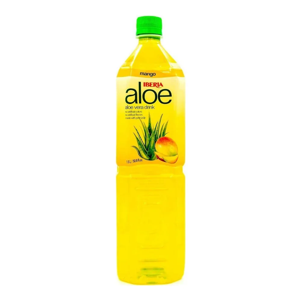 075669115488 IBERIA ALOE VERA MANGO DRINK 1.5LT - Image 1