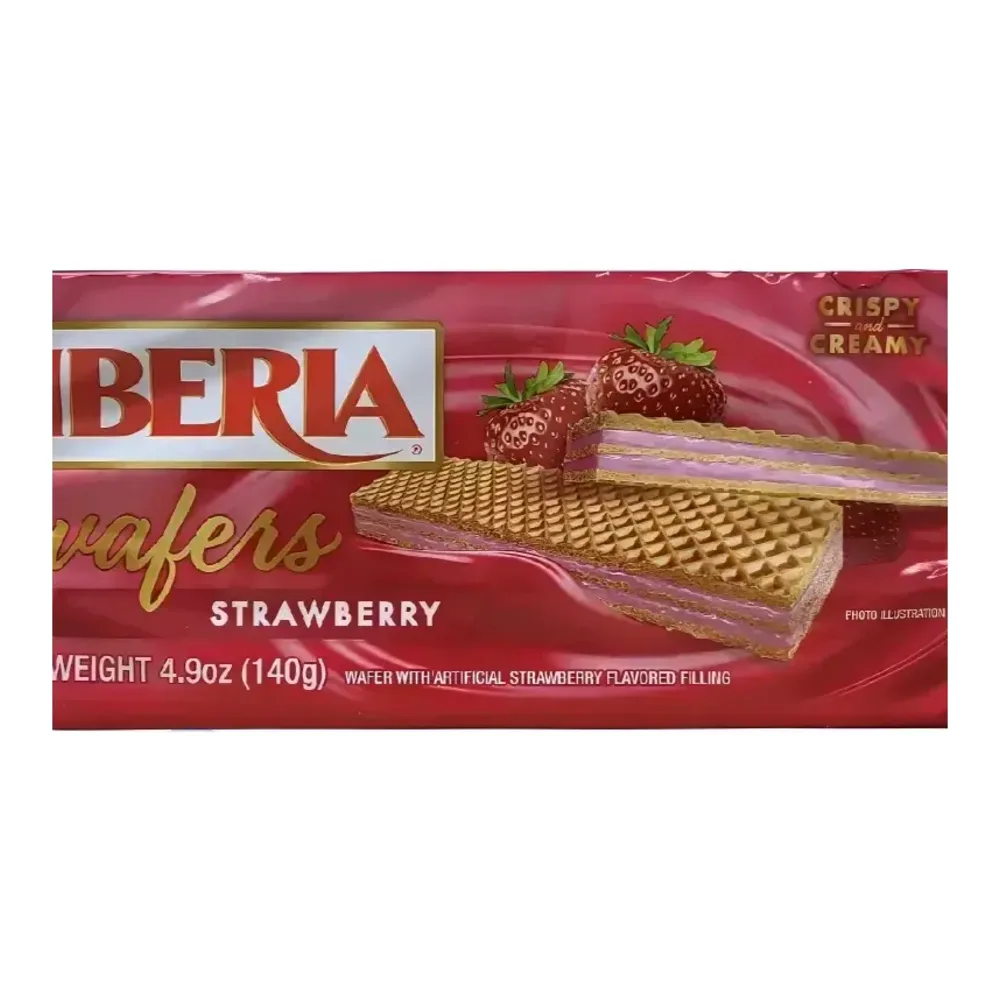 075669199044 IBERIA STRAWBERRY WAFER 4.9Z - Image 1