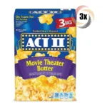 ACT II MOVIE BUTTER POPCORN 3PK