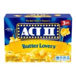 ACT II BUTR LOVER  POPCORN 3PK