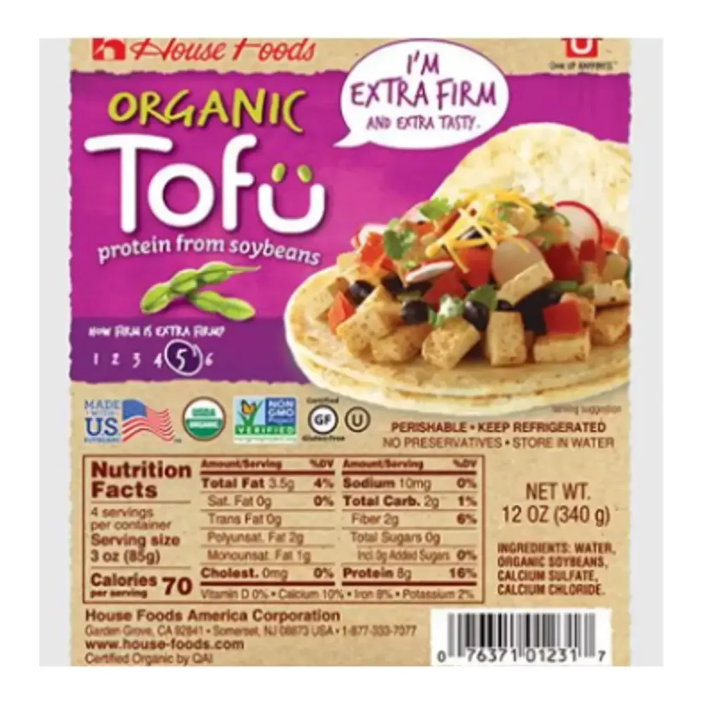 076371012317 HF ORG TOFU XTRA FIRM 14Z - Image 1