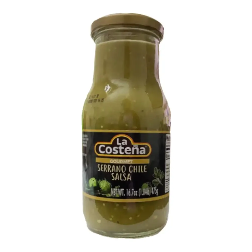 076397030203 COSTENA SERRANO CHLI SALSA 16.7Z - Image 1