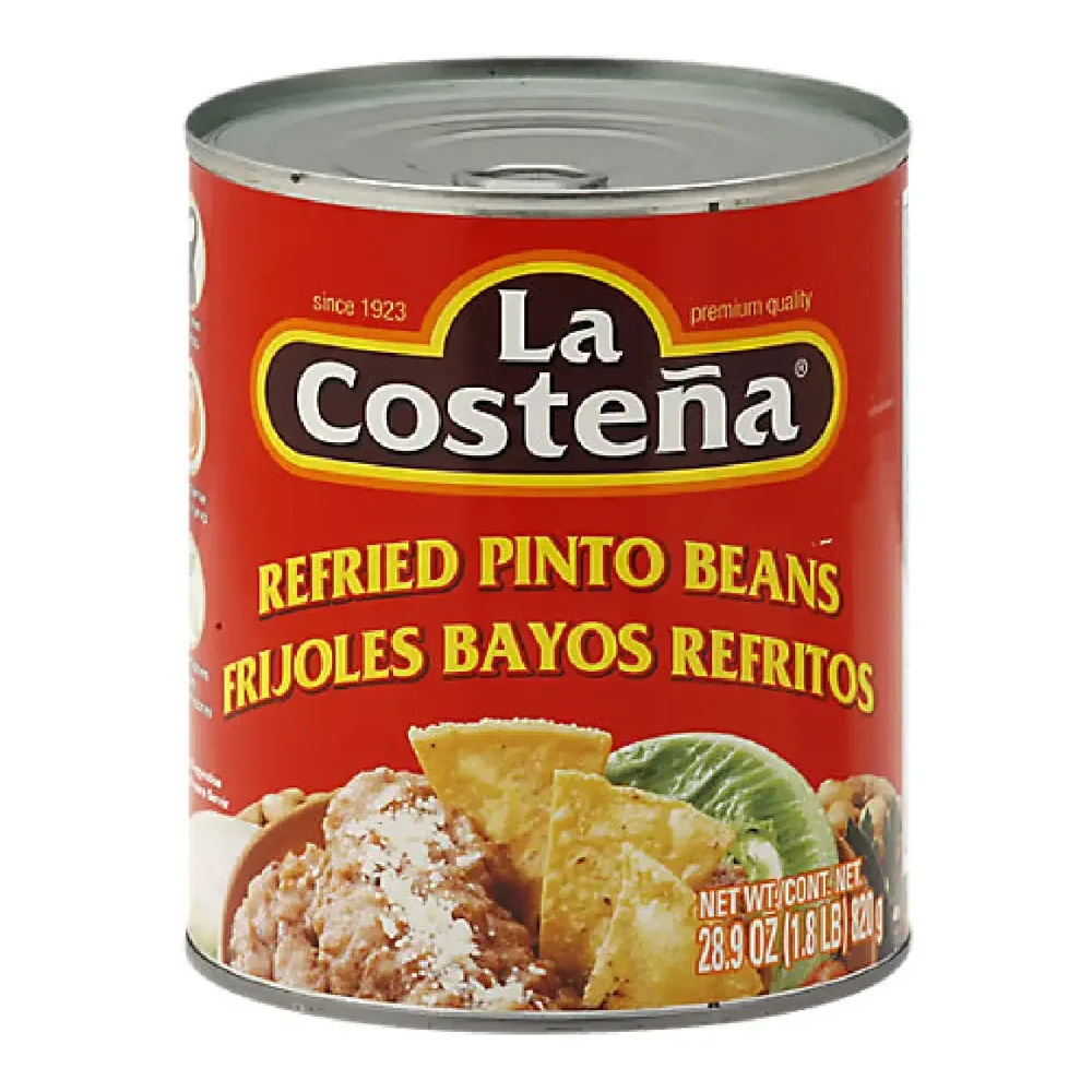 076397035000 COSTENA REFRIED PINTO BEANS 28Z - Image 1