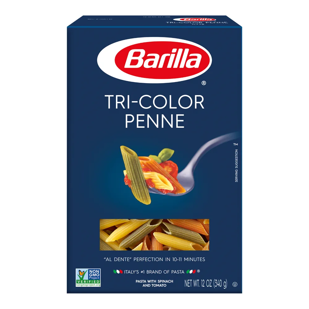 076808002157 BARILLA TRI COLOR PENNE 12Z - Image 1