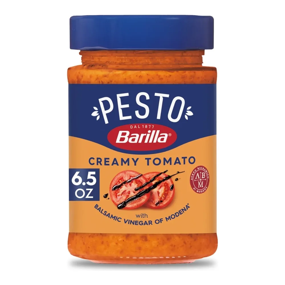 076808012453 BARILLA PESTO CRMY TOMATO 6.5Z - Image 1