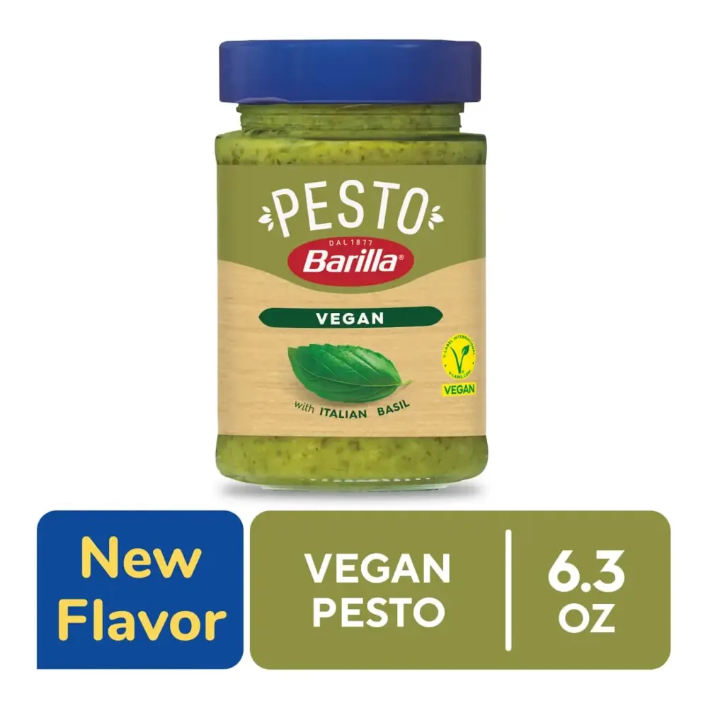 076808012477 BARILLA PESTO VEGAN 6.3Z - Image 1