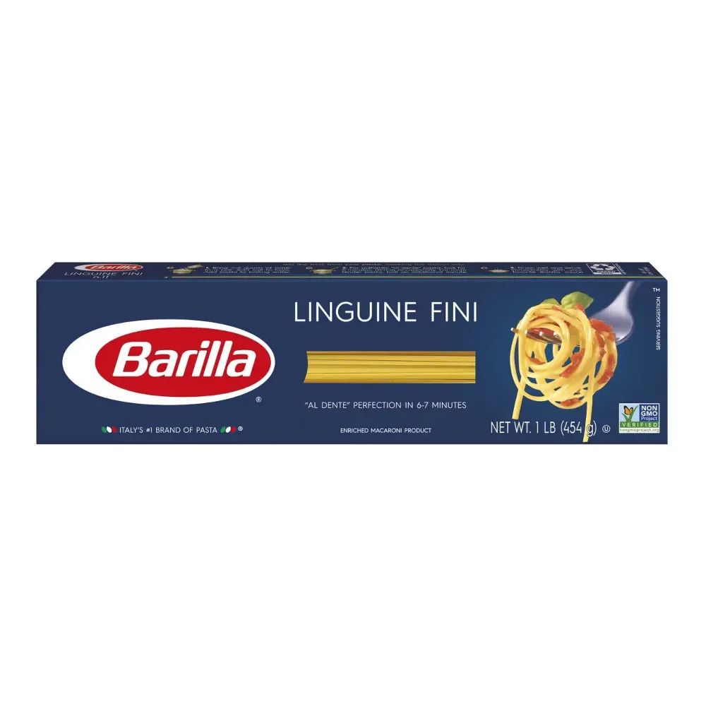 076808280180 BARILLA LINGUINE FINE 16Z - Image 1