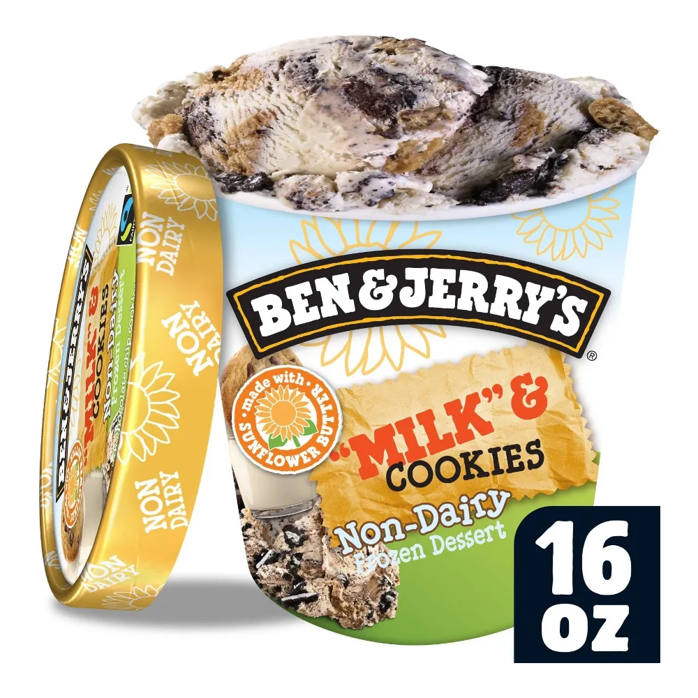 076840002283 BEN & JERRYS ND MILK CKIE VAN 1PT - Image 1