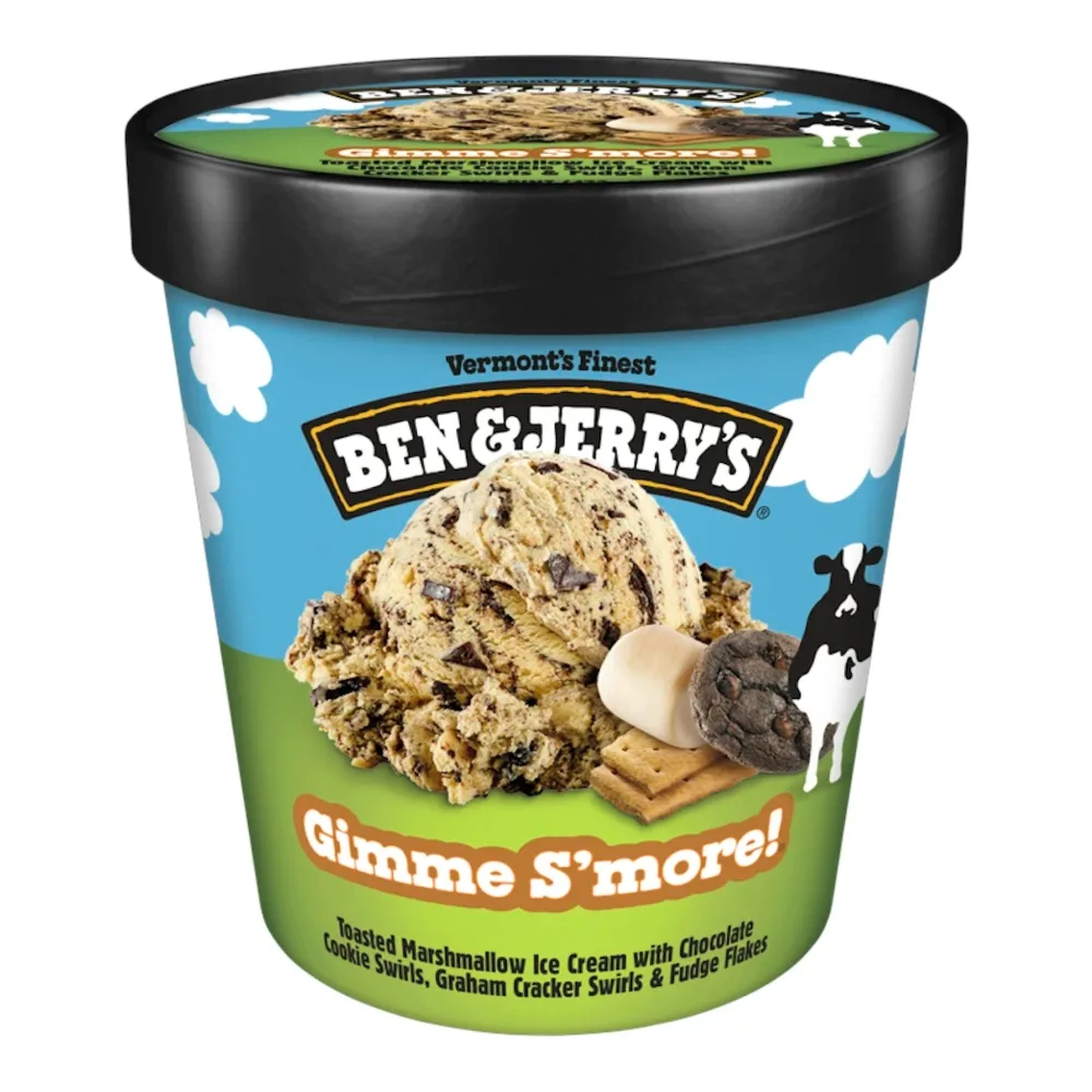 076840002351 BEN & JERRYS GIMME SMORE 1PT - Image 1