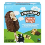 B&J COOKIE DOUGH BAR 4PK