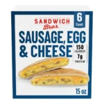 SANDWICH BROS SAUS  EGG & CHEES 15Z