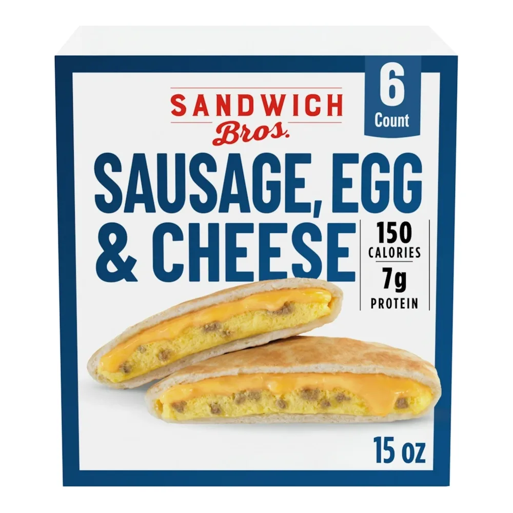 077507000598 SANDWICH BROS SAUS EGG & CHEES 15Z - Image 1