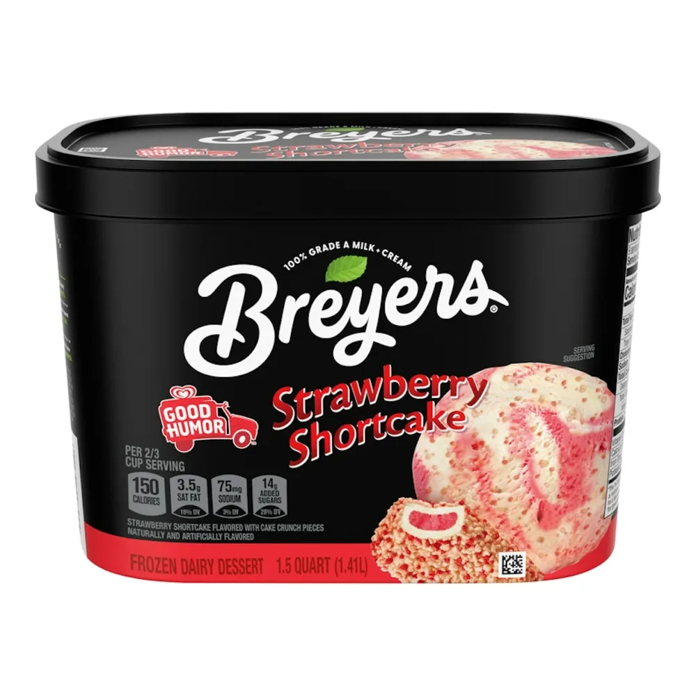 077567003904 BREYERS STRAWBERRY SHORTCAKE 48Z - Image 1
