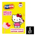 POPSICLE HELLO KITTY STRAW-COTT 6CT