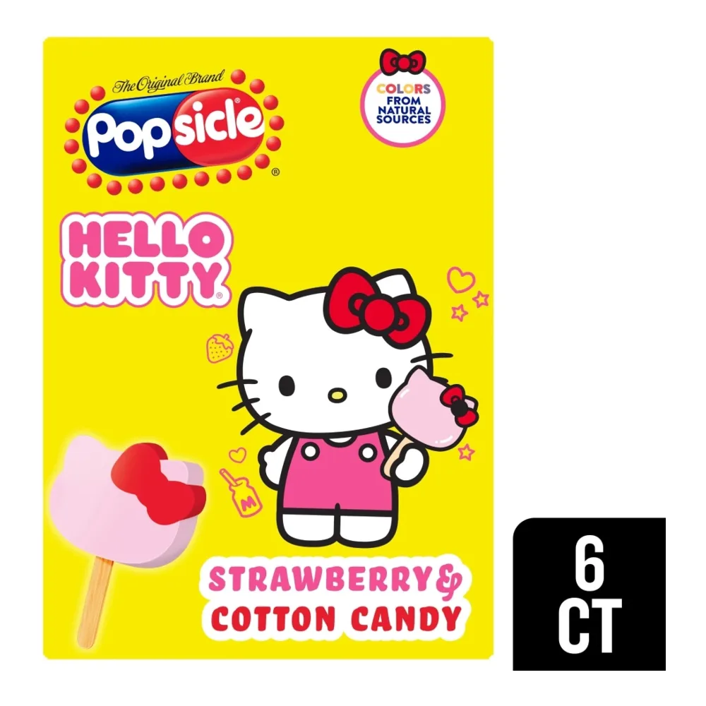 077567004420 POPSICLE HELLO KITTY STRAW-COTT 6CT - Image 1