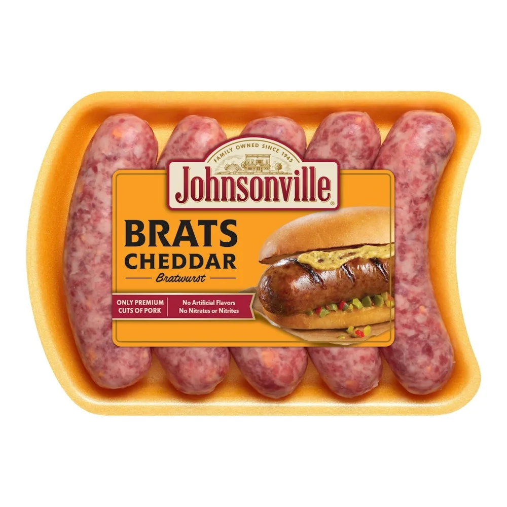 077782007930 JOHNSONVILLE CHED BRATWURST 19Z - Image 1