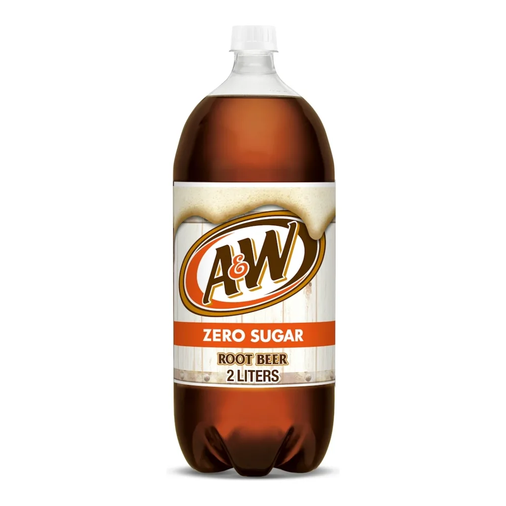 078000053463 A&W ZERO ROOT BEER 2LT - Image 1