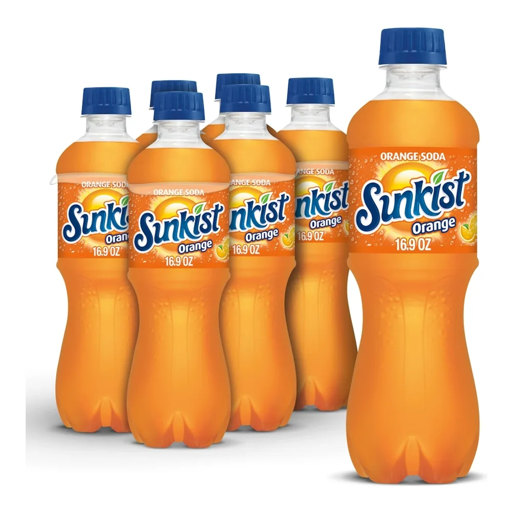 078000113426 SUNKIST PINA BOTTLES 16.9Z/6PK - Image 1