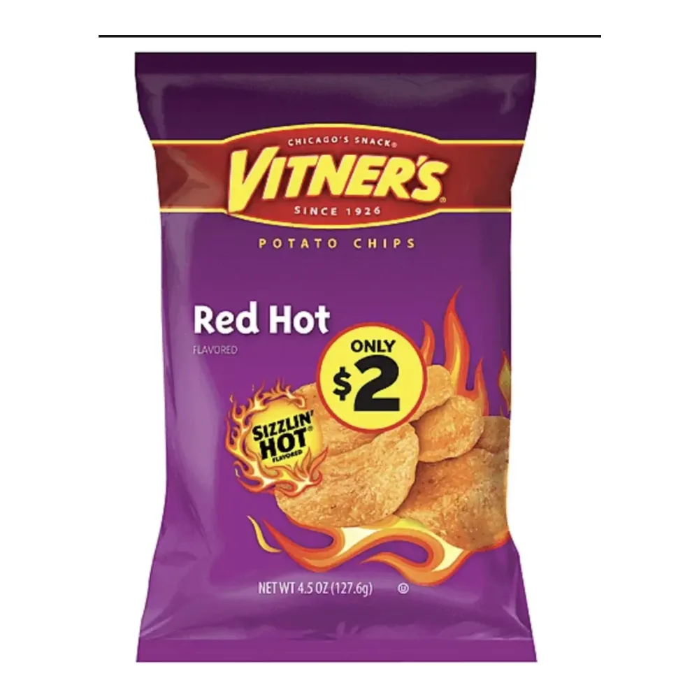 078271647859 VITNERS RED HOT POTATO CHIPS 4Z - Image 1