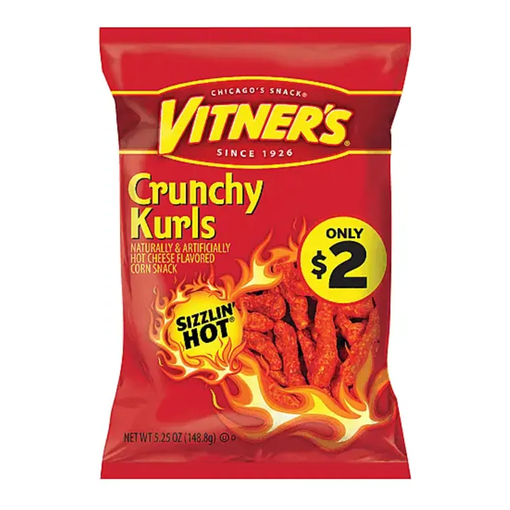 078271648962 VITNERS SIZZLN HOT CRUNCHY 5.5Z - Image 1