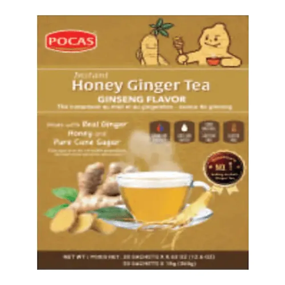 078776147762 POCAS HONEY GINGER GINSENG TEA - Image 1