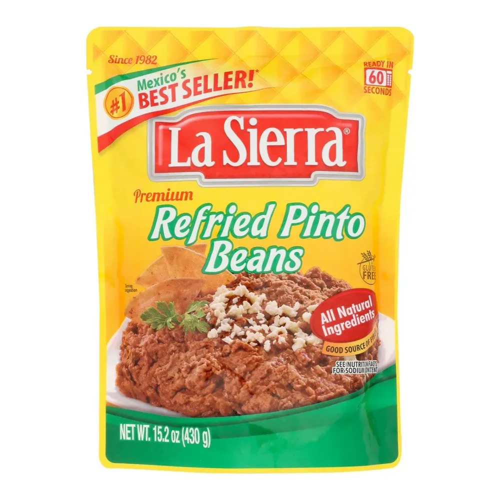 078883220174 LA SIERRA REFRIED PINTO BEANS 15Z - Image 1
