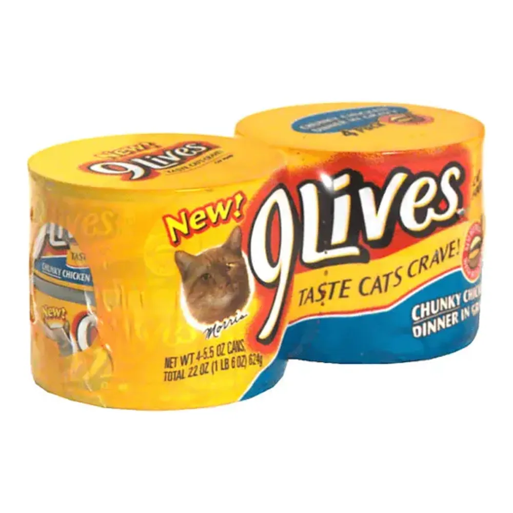 079100008476 9LIVES CHUNKY CHICKEN GRAVY 4PK - Image 1