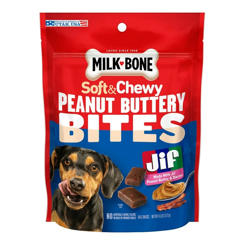 079100579648 MILK BONE PB BACON BITES 4Z - Image 1