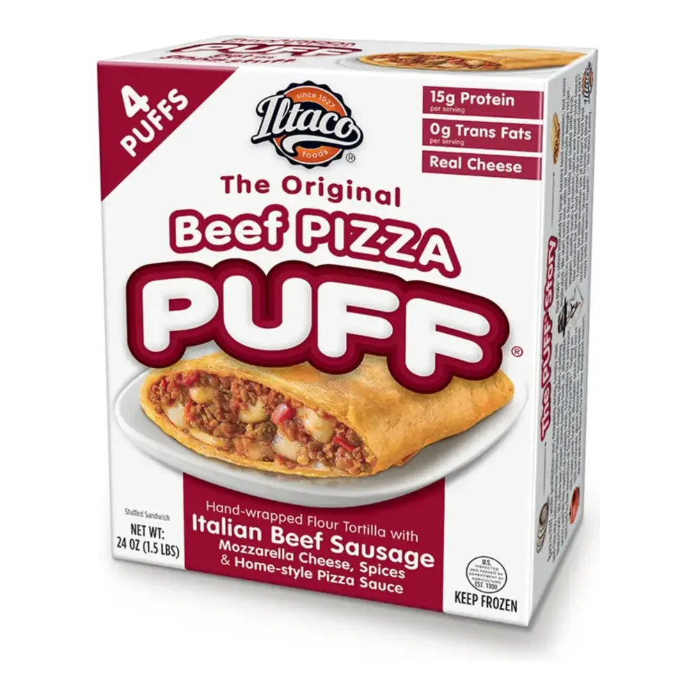 079114421438 ILTACO BEEF PIZZA PUFF 4PK - Image 1