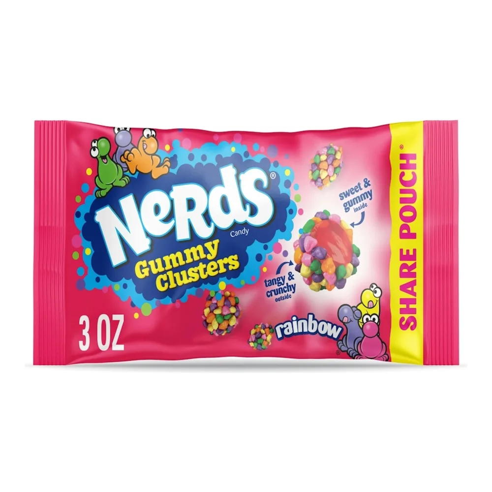 079200049058 NERDS GUMMY CLUSTERS RAINBOW 3Z - Image 1