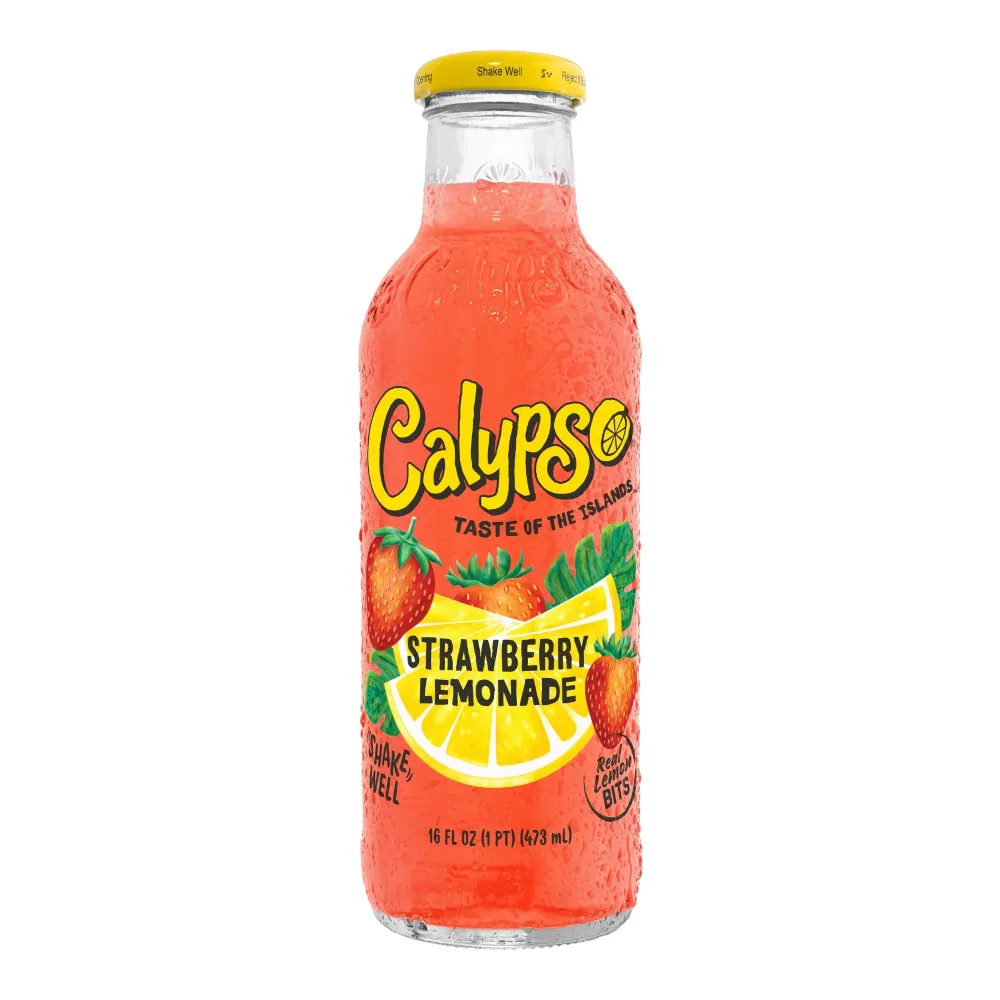 079581184027 CALYPSO STRAWBERRY LEMONADE 16Z - Image 1