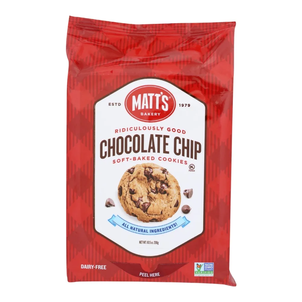 079746200005 MATTS CHOC CHIP COOKIES 10Z - Image 1