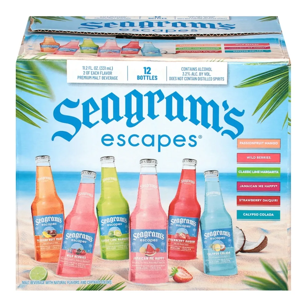 080432802908 SEAGRAMS VARIETY ESCAPES 11Z/12PK ****** - Image 1